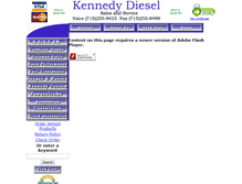 Tablet Screenshot of kennedydiesel.com